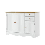 Lysander Wooden Buffet Sideboard 3 Doors - White