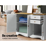 Lysander Wooden Buffet Sideboard 3 Doors - White