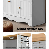 Lysander Wooden Buffet Sideboard 3 Doors - White
