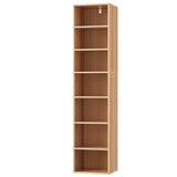 Artiss Bookshelf 7 Tiers Milo Pine