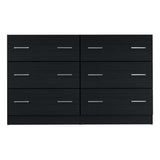 Artiss 6 Chest of Drawers - Black