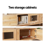 Aaron 180cm TV Cabinet Entertainment Unit Stand Storage Drawer - Pine