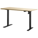 Artiss Standing Desk Motorised White Oak 140cm