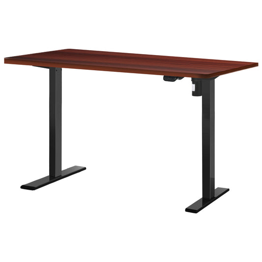 Artiss Standing Desk Motorised Walnut 120cm