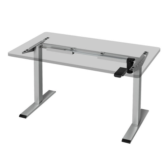 Artiss Electric Standing Desk Frame Only Height Adjustable 70Kg Load Grey