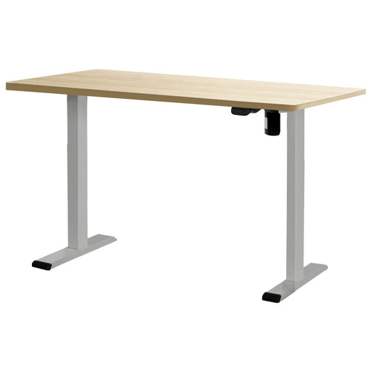 Artiss Standing Desk Motorised 120cm White Oak