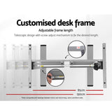 Artiss Standing Desk Motorised 120cm Rustic Brown