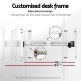 Artiss Electric Standing Desk Frame Only Height Adjustable 70Kg Load White