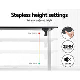 Artiss Standing Desk Motorised Sit Stand Desks Black 120cm