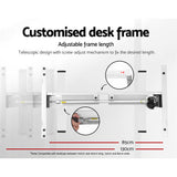 Artiss Standing Desk Motorised Sit Stand Desks Walnut 120cm