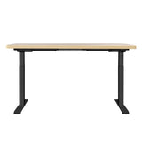 Artiss Standing Desk Motorised Dual Motor Oak 120cm