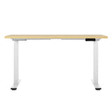 Artiss Standing Desk Motorised Dual Motor 140cm White Oak