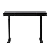 Artiss Standing Desk Motorised Electric Dual Motor Drawer 120cm Black