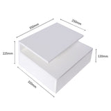 Set of 2 Digby LED Bedside Tables LED Wall Mounted Cabinet Side Table Floating Nightstand X2 - White