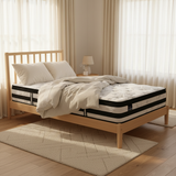Jade Bed & Mattress Package no Drawers - Oak Single