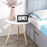 Icarus Side End Table Antique Storage Modern Furniture - White