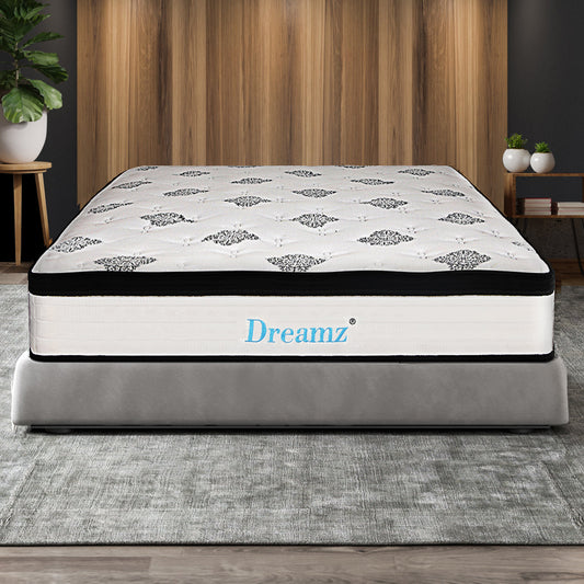 Elisa 30cm Mattress Spring Premium Top Foam Medium Firm - King Single