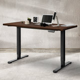 Levede Desktop For Motorised Adjustable 120x60cm Walnut