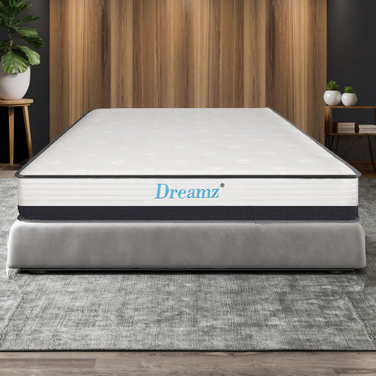 France 21cm Spring Mattress Premium Top Foam Medium Firm - Queen