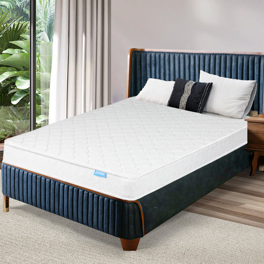 Zera 13cm Mattress Spring Coil Bonnell Sleep Foam Medium Firm - Queen