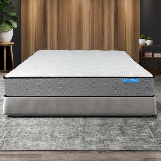 Fina 23cm Spring Mattress Pocket Coil Sleep Foam Extra Firm - Double