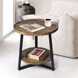 Ingrif Coffee Table Coffee Side End Table - Brown