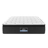 Anri 34cm Thick Belgium Knitted Fabric Euro Top Pocket Spring Mattress - Queen