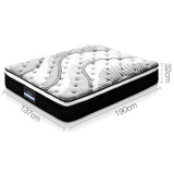 Chrome Bed & Mattress Package - Grey Double