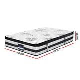 Neptune Bed & Mattress Package - Black Single