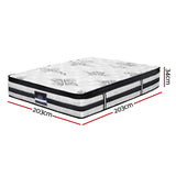 Zaria 34cm Thick Plush Euro Top Pocket Spring Mattress - Super King