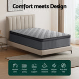 Zayden 34cm Euro Top Mattress - Single