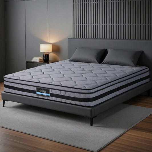 Amara 34cm Mattress Hybrid Pocket Spring Bed Mattress - Double