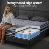 Amara 34cm Mattress Hybrid Pocket Spring Bed Mattress - Double