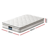 Mireya 22cm Thick Euro Top Pocket Spring Mattress - Single