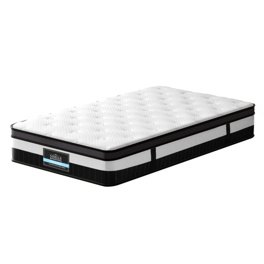 Saffira 30cm Thick Euro Top Pocket Spring Mattress - King Single