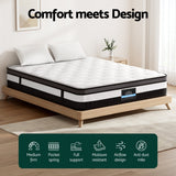 Saffira 30cm Thick Euro Top Pocket Spring Mattress - Queen