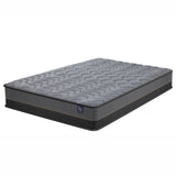 Priya 25cm Hybrid Pocket Spring Charcoal Fabric - Queen