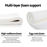 Messina 30cm Thick Euro Top Pocket Spring Mattress - Single
