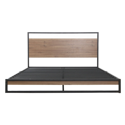 Florence Metal Bed Frame Base Platform - Black King