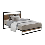 Neptune Bed & Mattress Package with 22cm Mattress - Black King Single