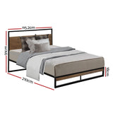 Neptune Bed & Mattress Package with 22cm Mattress - Black King Single