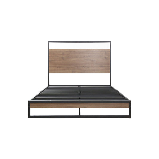 Florence Metal Bed Frame Base Platform - Black Single