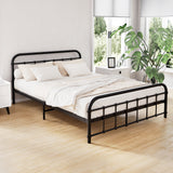 Jupiter Bed & Mattress Package - Black Double