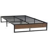 Bronzite Bed & Mattress Package - Black Double