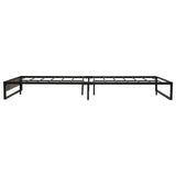 Scott Metal Bed Frame Base Foundation - Black Double