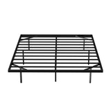Monaco Metal Platform Bed Base with Smart LED Lights Floating Effect - Black Double