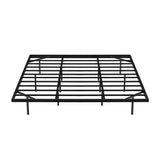 Monaco Metal Platform Bed Base with Smart LED Lights Floating Effect - Black King