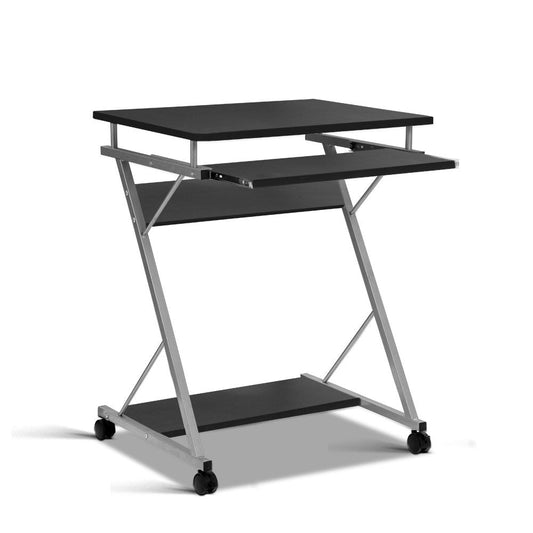 Artiss Computer Desk Keyboard Tray Shelf Black 60cm
