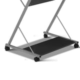 Artiss Computer Desk Keyboard Tray Shelf Black 60cm