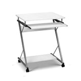 Artiss Computer Desk Keyboard Tray Shelf White 60cm